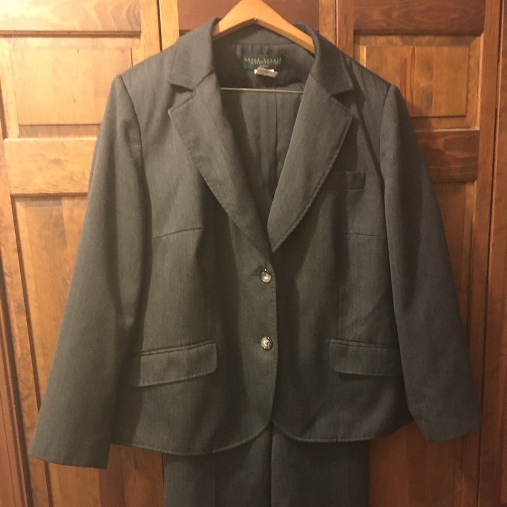 Woman’s Gray Suit